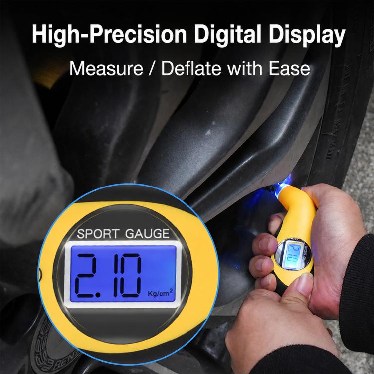 Indicatore di pressione pneumatici digitale ad alta precisione per auto