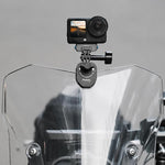 Supporto universale Xasurg per action camera da fissare al parabrezza della moto