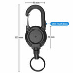 Clip magnetica retrattile per zaino per Insta360 Luna e DJI Pocket 4P / 4 / 3