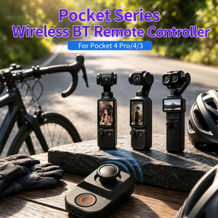 Telecomando wireless Bluetooth per DJI Osmo Pocket 4P / 4 / 3