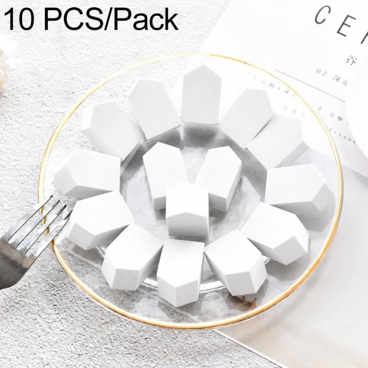 Confezione da 10 spugnette per il trucco a forma di casetta, ultra morbide, per sfumare il trucco.