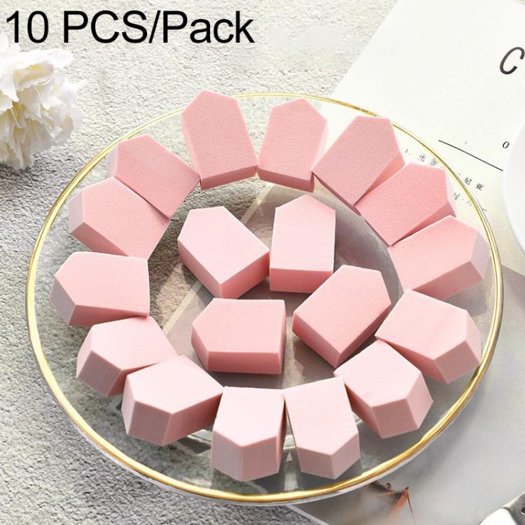 Confezione da 10 spugnette per il trucco a forma di casetta, ultra morbide, per sfumare il trucco.