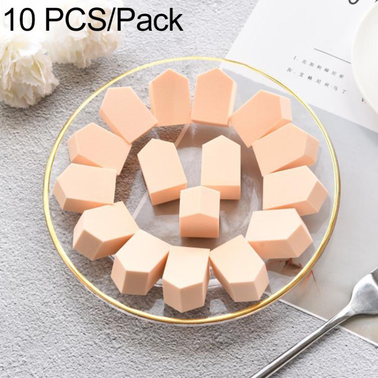 Confezione da 10 spugnette per il trucco a forma di casetta, ultra morbide, per sfumare il trucco.