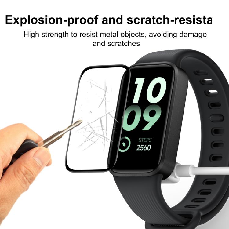 5 pezzi/confezione xDfind Pellicola protettiva per schermo in materiale composito 3D morbido e curvo, For Xiaomi Band 11 Active, For Redmi Watch 6 Active, For Xiaomi Watch S5 46mm
