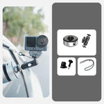 Supporto elettrico a ventosa per action camera DJI, GoPro, Insta360