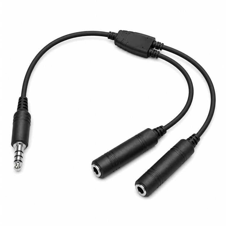 Adattatore per auricolari da elicottero da 7,1 mm GA Dual Plug a U174U