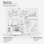 Lavagna magnetica per stenografia, lavagna cancellabile, 10 inch, 12 inch, 15 inch