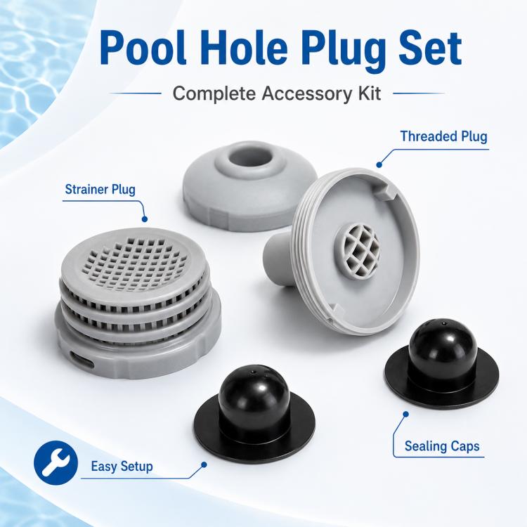 25022E Tappo per foro di ingresso del tubo flessibile per ugello filtro piscina 4 in 1