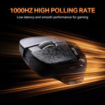 Mouse da gioco ONIKUMA DM08 in fibra di carbonio composita