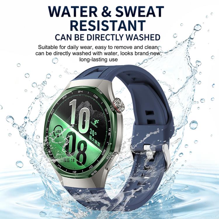 Cinturino in silicone a sgancio rapido con pulsante., For Huawei Watch GT7 / GT7 Pro 46mm