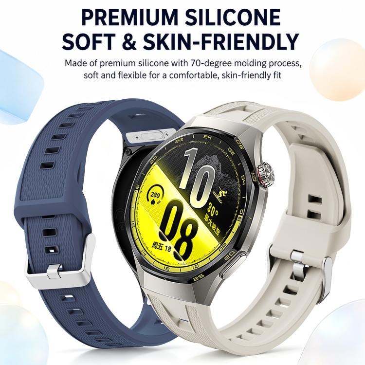 Cinturino in silicone a sgancio rapido con pulsante., For Huawei Watch GT7 / GT7 Pro 46mm