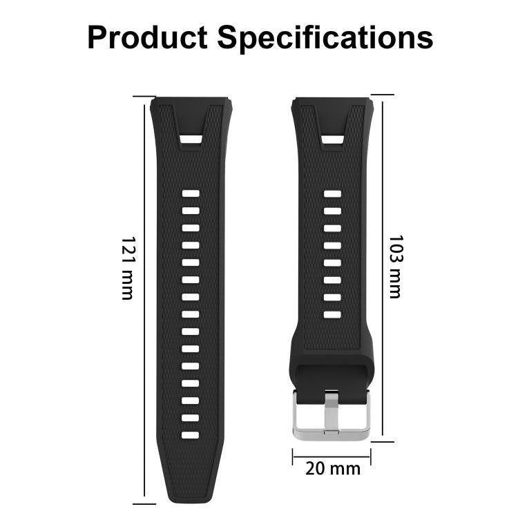 Cinturino in silicone a sgancio rapido con pulsante., For Huawei Watch GT7 / GT7 Pro 46mm