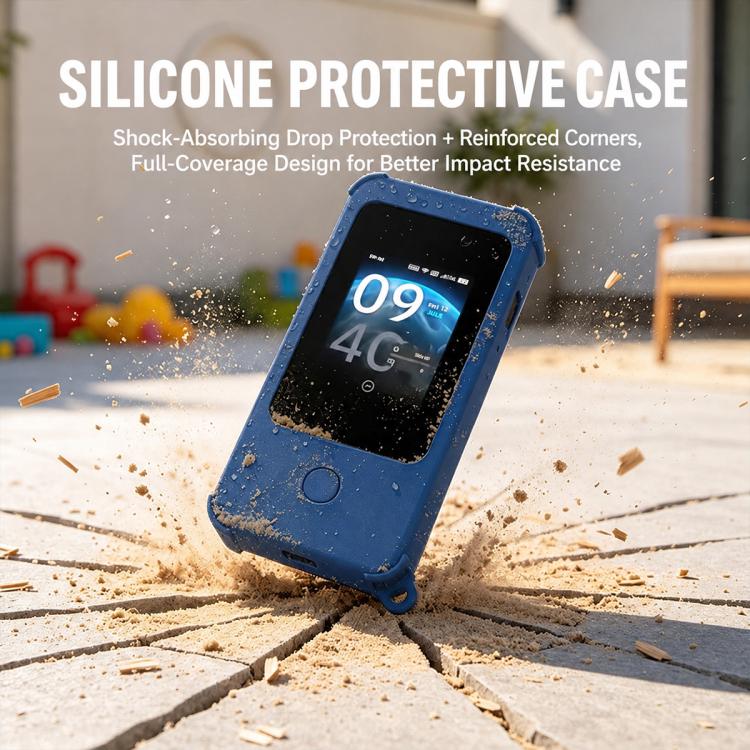 Custodia protettiva in silicone antigraffio per router GL.iNet MUDI 7 GL-E5800