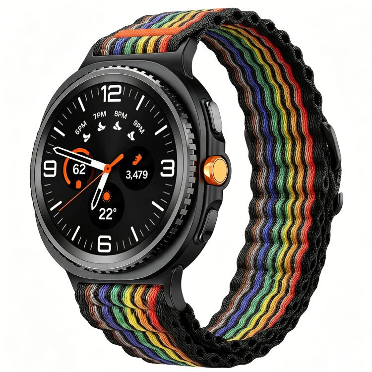 Cinturino per orologio in nylon con texture a onde oceaniche., For Galaxy Watch9 / 8 / 8 Classic