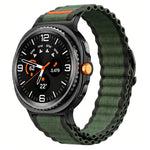 Cinturino per orologio in nylon con texture a onde oceaniche., For Galaxy Watch9 / 8 / 8 Classic