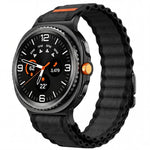 Cinturino per orologio in nylon con texture a onde oceaniche., For Galaxy Watch9 / 8 / 8 Classic