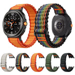 Cinturino per orologio in nylon con texture a onde oceaniche., For Galaxy Watch9 / 8 / 8 Classic
