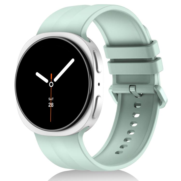 Cinturino in silicone a righe verticali tinta unita xDfind per Galaxy Watch9 / 8 / 8 Classic, S, L