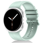 Cinturino in silicone a righe verticali tinta unita xDfind per Galaxy Watch9 / 8 / 8 Classic, S, L