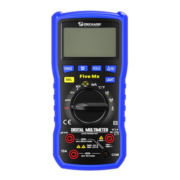 Multimetro digitale intelligente MECHANIC Five Mx con display e temperatura