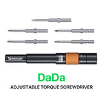 Set cacciaviti a coppia regolabile con blocco automatico MECHANIC DADA 5 in 1