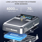 Saldatrice a punti a batteria portatile MECHANIC PN360 manuale/automatica a doppio impulso con display digitale., MECHANIC PN360