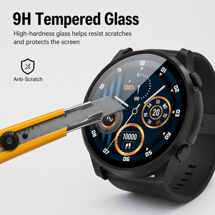 Custodia protettiva per orologio xDfind con pellicola temperata integrata in PC, For Xiaomi Haylou Solar Plus RT3