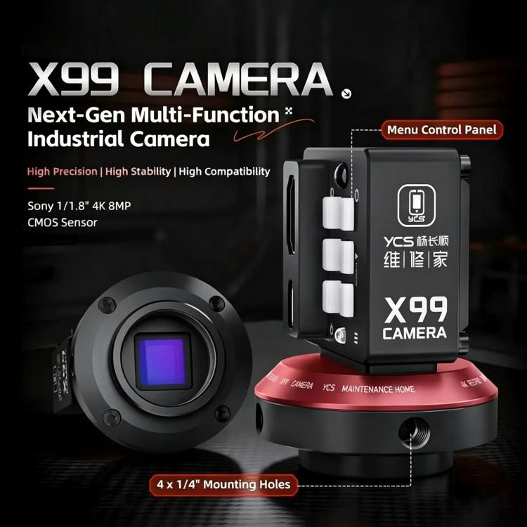 Telecamera YCS X99 8 MP 4K Ultra HD per microscopi stereoscopici