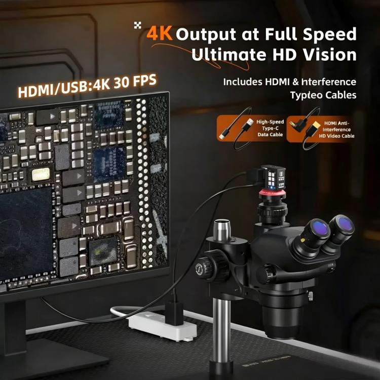 Telecamera YCS X99 8 MP 4K Ultra HD per microscopi stereoscopici