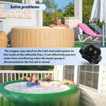 Confezione da 4 tappi di chiusura per piscina LAY-Z-SPA, codice P6575.