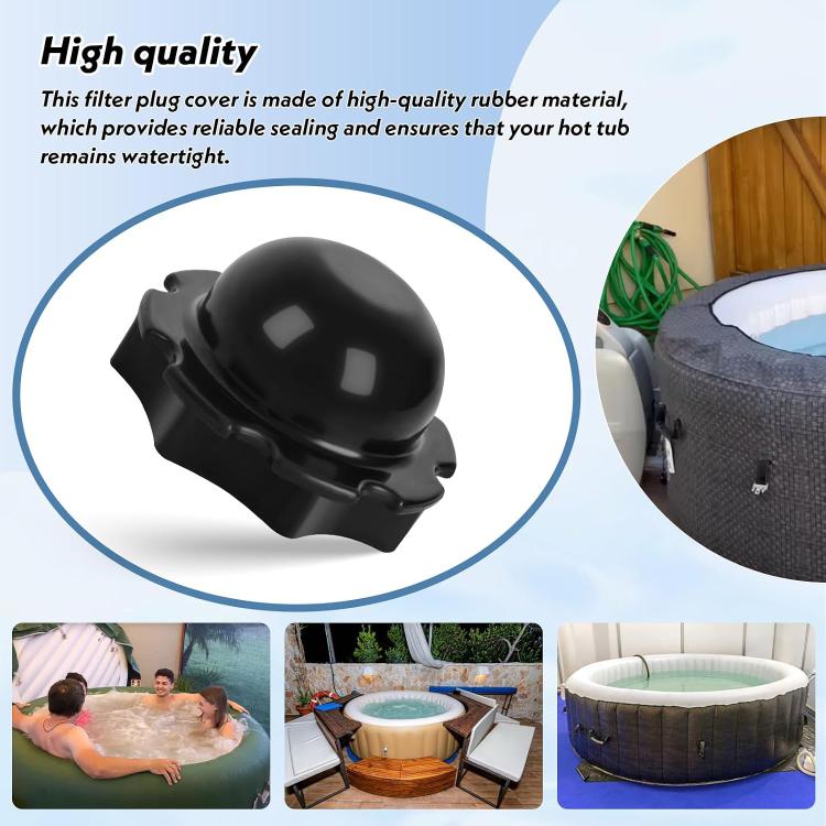 Confezione da 4 tappi di chiusura per piscina LAY-Z-SPA, codice P6575.