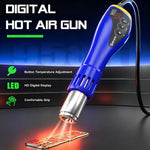 Pistola ad aria calda portatile MECHANIC HT958 da 600 W con display digitale HD., US Plug, EU Plug