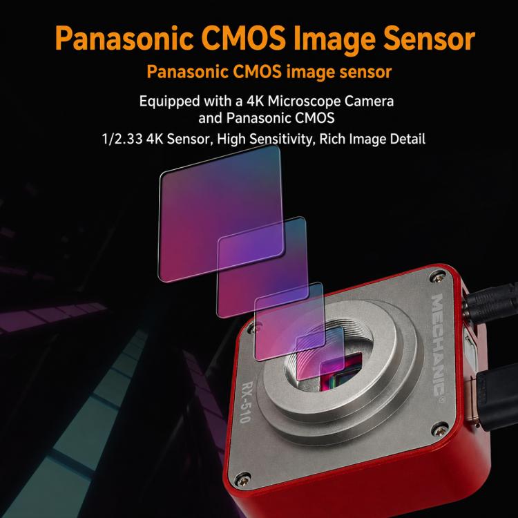 Telecamera per microscopio industriale MECHANIC RX-510 HD 5100MP