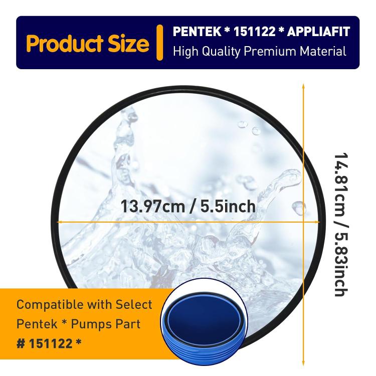 Guarnizione di ricambio O-ring per filtro acqua blu grande Pentek 151122