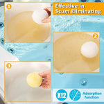 Confezione da 4 spugne filtranti assorbenti per olio riutilizzabili da 7,6 cm (3 pollici)