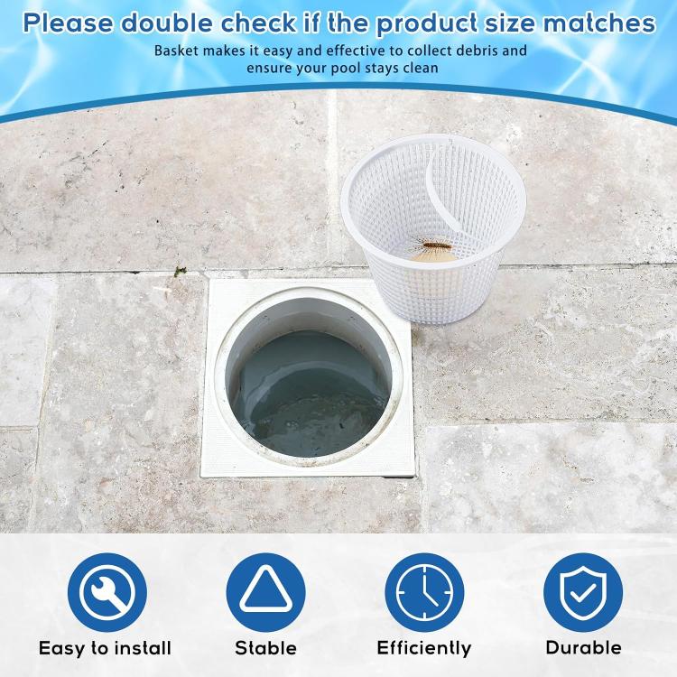 Cestello di ricambio per pompa skimmer da piscina SP1070 con peso aggiuntivo, Large, Small