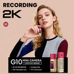 Mini fotocamera a pollice G10 in stile rossetto con registrazione 2K