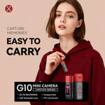 Mini fotocamera a pollice G10 in stile rossetto con registrazione 2K