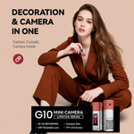 Mini fotocamera a pollice G10 in stile rossetto con registrazione 2K