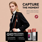 Mini fotocamera a pollice G10 in stile rossetto con registrazione 2K