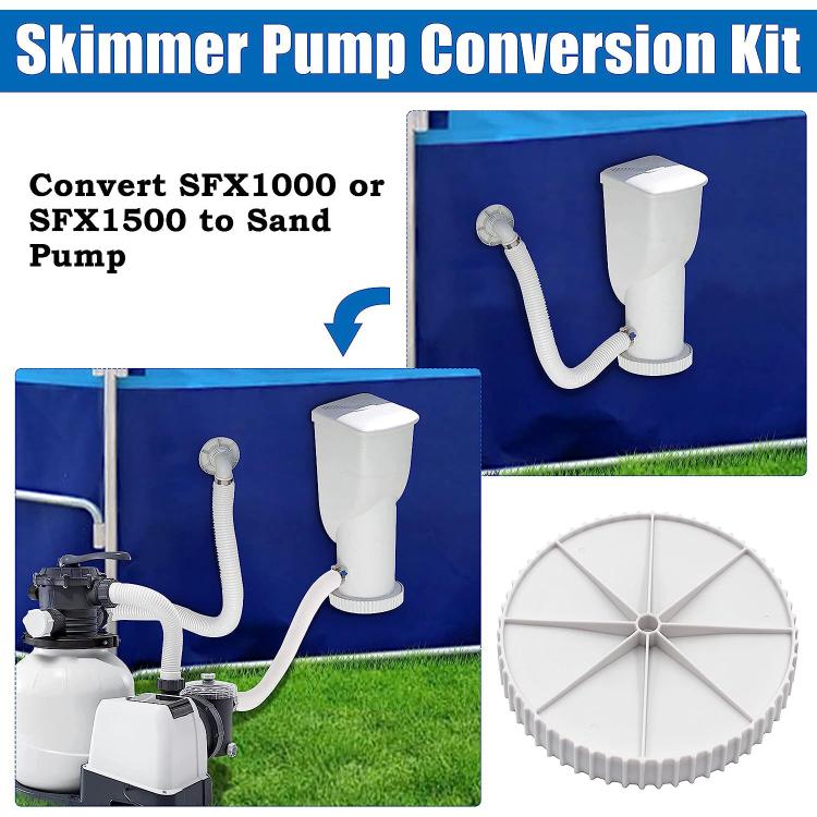 Coperchio di scarico per piscina con guarnizione per pompa a sabbia SFX1000/SFX1500S