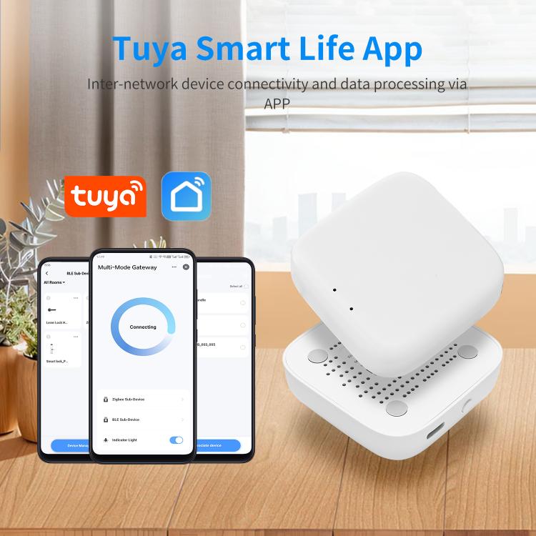 Gateway wireless multimodale Tuya per casa intelligente Wi-Fi Bluetooth Zigbee