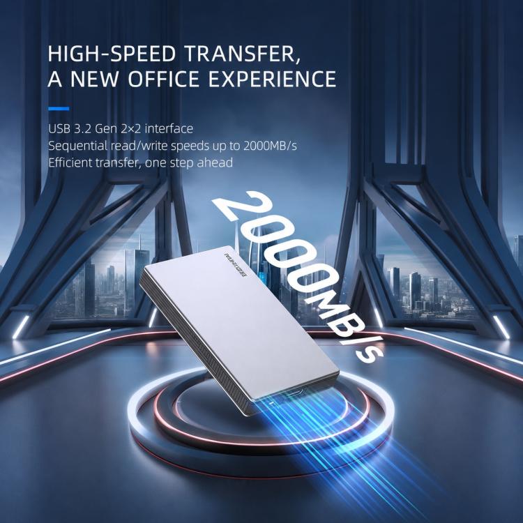 Unità a stato solido portatile USB 3.2 Type-C ZHITAI YMTC 1TB 2TB 4TB