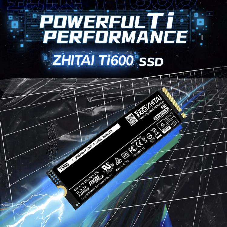 SSD ZHITAI YMTC Ti600 M.2 2280 PCIe 4.0 NVMe 1TB 2TB