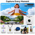 Action camera HD WiFi con schermo IPS da 1,47 pollici girevole magneticamente
