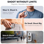 Action camera HD WiFi con schermo IPS da 1,47 pollici girevole magneticamente