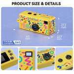 Mini videocamera portatile 1080p con funzione torcia e filtri creativi