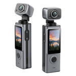 Videocamera sportiva portatile con schermo IPS da 1,9 pollici e risoluzione 2K