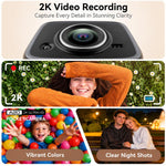 Videocamera sportiva portatile con schermo IPS da 1,9 pollici e risoluzione 2K