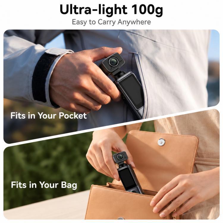 Videocamera sportiva portatile con schermo IPS da 1,9 pollici e risoluzione 2K